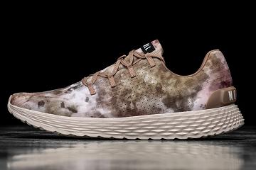 Brown Nobull Earth Tie-Dye Ripstop Runner Men's Running Shoes | CA V1119R